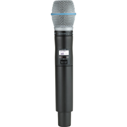 Shure ULXD2/B87C Micrófono Inalámbrico Digital Beta 87C Hasta 12 Horas Batería