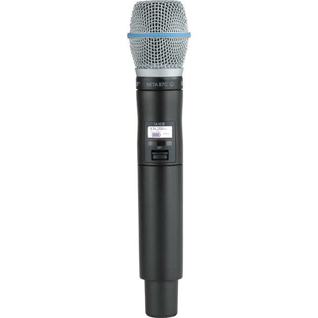 Shure ULXD2/B87C Micrófono Inalámbrico Digital Beta 87C Hasta 12 Horas Batería