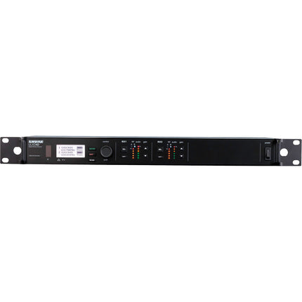 Shure ULXD4D receptor inalámbrico digital dual canal 64 MHz rango 1 espacio rack