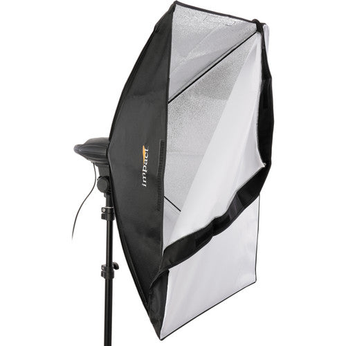 Impact Softbox para luminarias fluorescentes 20 x 27.5 pulgadas difusor frontal interior plateado