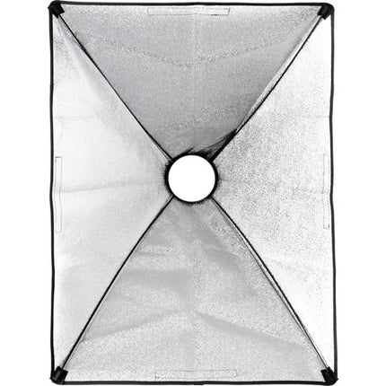 Impact Softbox para luminarias fluorescentes 20 x 27.5 pulgadas difusor frontal interior plateado