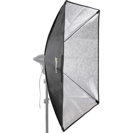 Impact Softbox para luminarias fluorescentes 20 x 27.5 pulgadas difusor frontal interior plateado