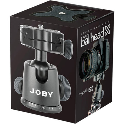 JOBY Ballhead X cabeza de bola negra carga 5.3 kg giro 360° y tilt 90°
