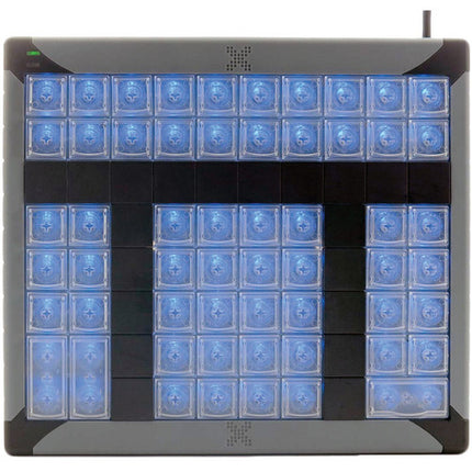 X-Keys XK-60 Teclado Programable USB 60 Teclas Retroiluminado Azul y Rojo