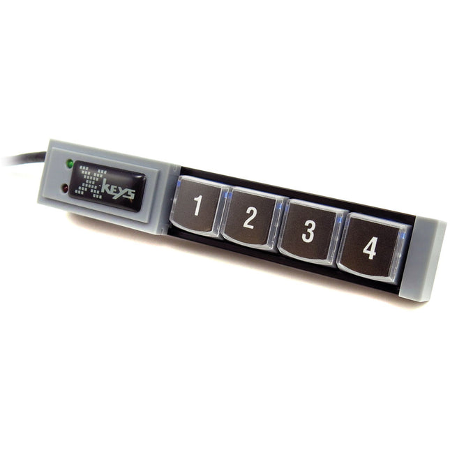 X-keys XK-4 Stick con 4 Teclas Programables Retroiluminadas USB