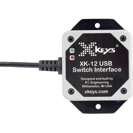 X-keys XK-12 USB Interfaz con 12 interruptores 3.5mm 6 puertos duales