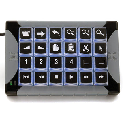 X-Keys X-Keys XK-24 Teclado USB 24 teclas retroiluminado personalizable