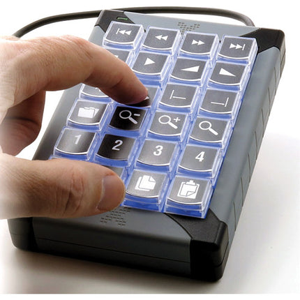 X-Keys X-Keys XK-24 Teclado USB 24 teclas retroiluminado personalizable