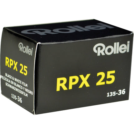 Rollei RPX 25 Película en Blanco y Negro 35mm 36 Exposiciones ISO 25 Grano Fino