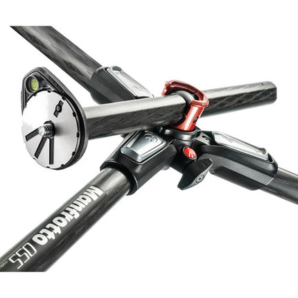 Manfrotto MT055CXPRO3 Tripode Fibra Carbono Carga 4kg Altura 183cm con Cabezal 3 Vias Engranado