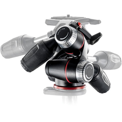 Manfrotto XPRO Cabezal Giratorio y Inclinable 3 Vías con Plato Rápido 200PL-14 y Capacidad 12 kg