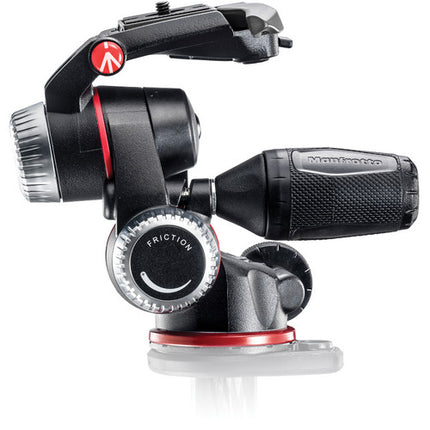 Manfrotto XPRO Cabezal Giratorio y Inclinable 3 Vías con Plato Rápido 200PL-14 y Capacidad 12 kg