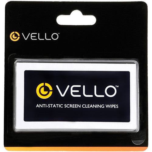 Vello Toallitas Antiestáticas para Pantallas Pack 5 Papel Suave Antibacteriano