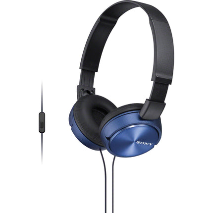 Sony MDR-ZX310AP Auriculares estéreo 30mm micrófono ajustable azul