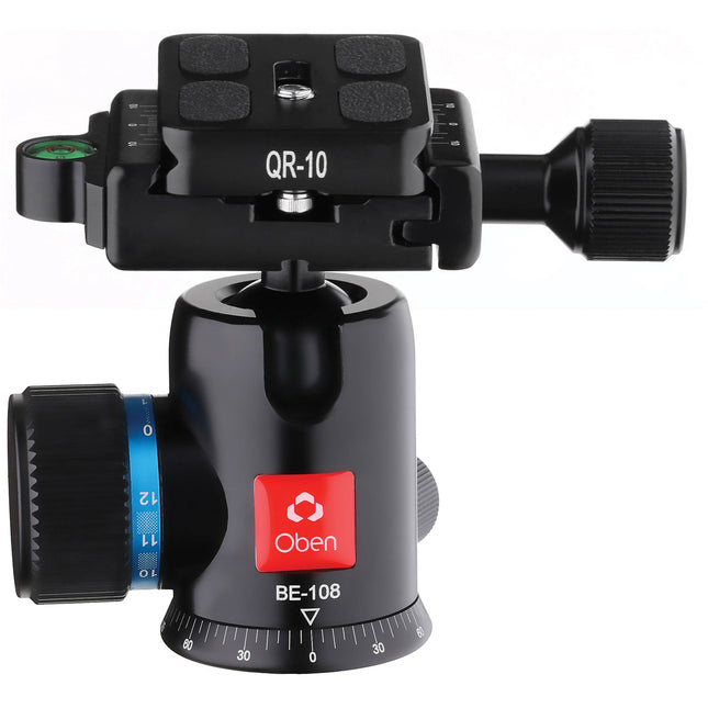 Oben BE-108 Cabezal de Bola con Liberación Rápida Arca Tipo 8.8 lb 3.2"