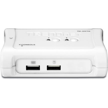 TRENDnet Switch KVM USB 2 Puertos con Cable 1.2m y Garantía 2 Años