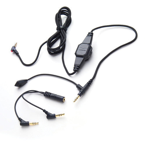 V-MODA BoomPro Micrófono Negro con Brazo SteelFlex y Adaptador 3.5mm