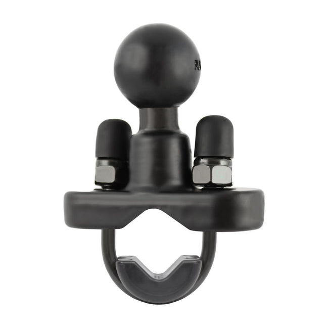 RAM Mounts base para riel con perno en U zincado 0.5 a 1.25 pulgadas diámetro y bola 1 pulgada