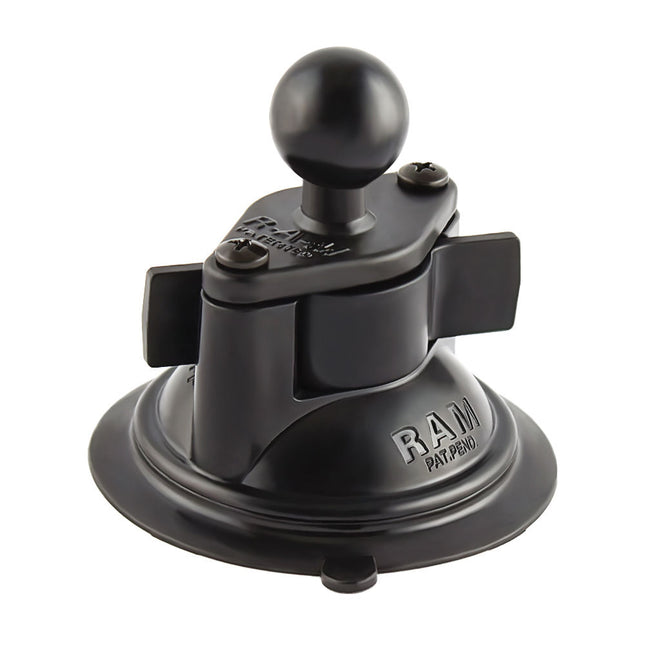 RAM Mounts Base de Ventosa 3.25" con Bloqueo Giratorio y Bola 1" de Aluminio