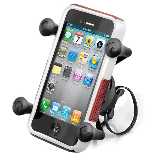 RAM Mounts EZ-ON/OFF Soporte para Bicicleta con X-Grip Ajustable Acero Inoxidable
