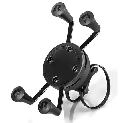 RAM Mounts EZ-ON/OFF Soporte para Bicicleta con X-Grip Ajustable Acero Inoxidable