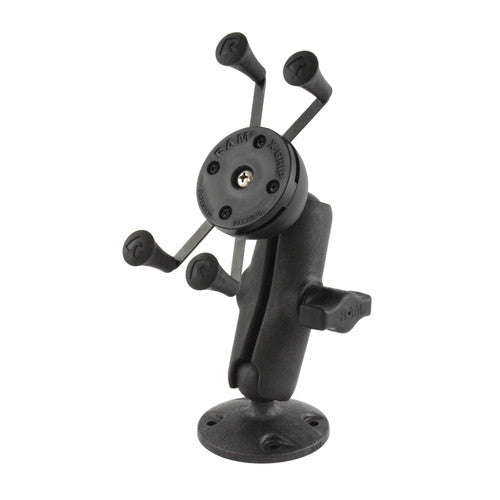RAM Mounts soporte para smartphone montaje plano con X-Grip y ajuste múltiple para dispositivos 1.87 a 3.25 pulgadas