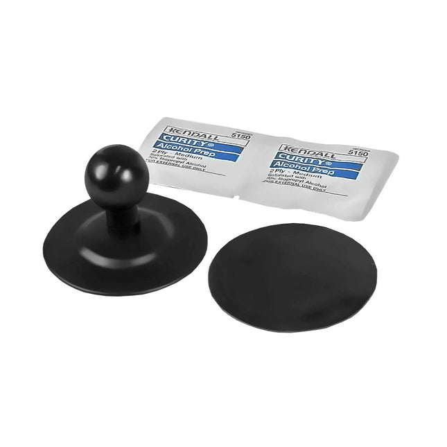 RAM Mounts Base Adhesiva Flex 2.5" con Bola de 1" para Montajes