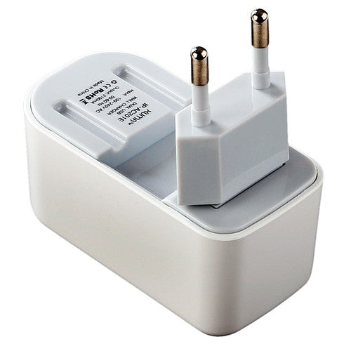 Xuma Cargador de Pared USB Dual Europeo 2.1A Indicador LED
