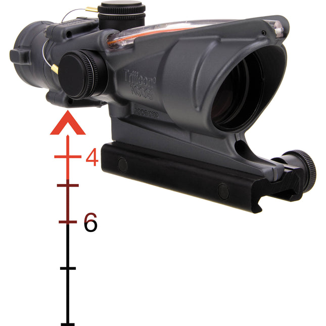 Trijicon 4x32 ACOG Visor Riflescope con Montura TA51 y Retícula Dual Iluminada