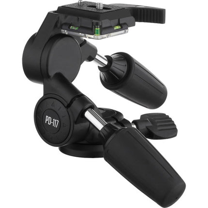 Oben PD-117 Cabezal 3-Vías para cámara Capacidad 8 kg Panning 360°
