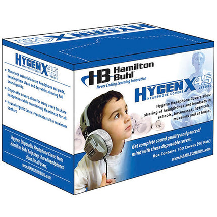 HamiltonBuhl HYGENX45 Fundas Sanitarias para Auriculares Over-Ear 50 Pares