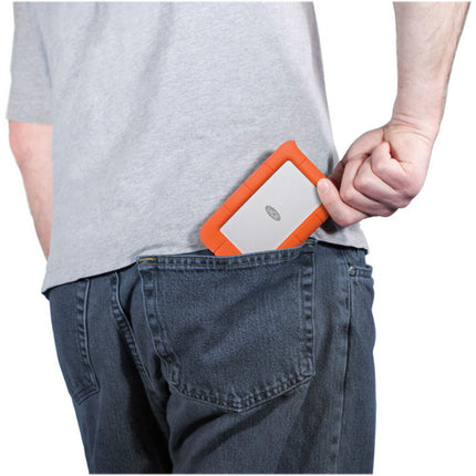 LaCie 2TB Rugged Mini Dispositivo de Almacenamiento USB 3.0 130 MB/s