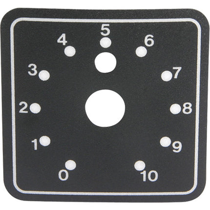 AtlasIED AT100-RM Atenuador Rack Montado 100W Botón Negro