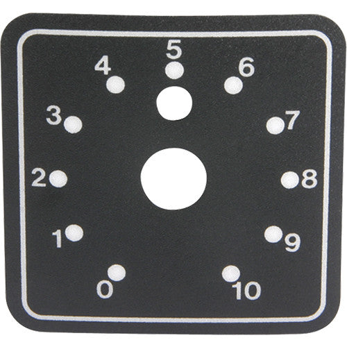 AtlasIED AT100-RM Atenuador Rack Montado 100W Botón Negro