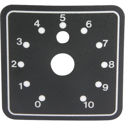 AtlasIED AT35-RM Atenuador Montado en Rack 35W con Pasos 3dB Negro Mate