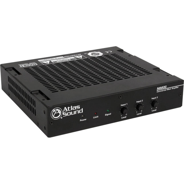 AtlasIED MA60G Amplificador mezclador 60W 3 canales compacto 1RU