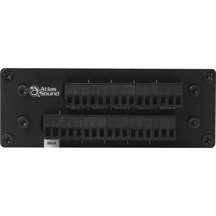 AtlasIED TSD-DA28 Amplificador de Distribución 2x8 con Soportes y Retenedores