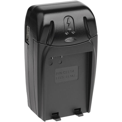 Watson Cargador Compacto AC/DC para Batería EN-EL14 100-240V Euro Adaptador