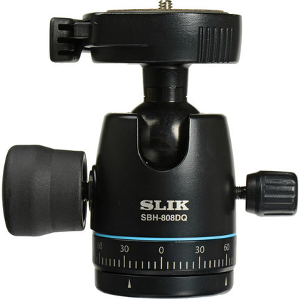 SLIK SBH-808DQ Cabezal esférico con placa QR carga 5 kg altura 13 cm