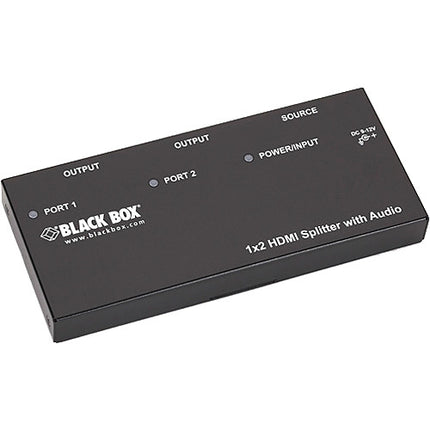 Black Box 1 x 2 Divisor HDMI con Audio Soporta 1080p y 1920x1200