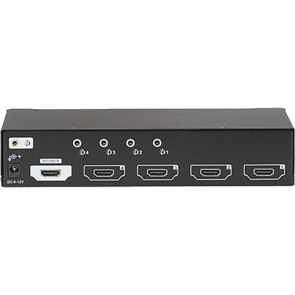 Black Box 1 x 4 Divisor HDMI con Audio Soporta 1080p y 1920 x 1200