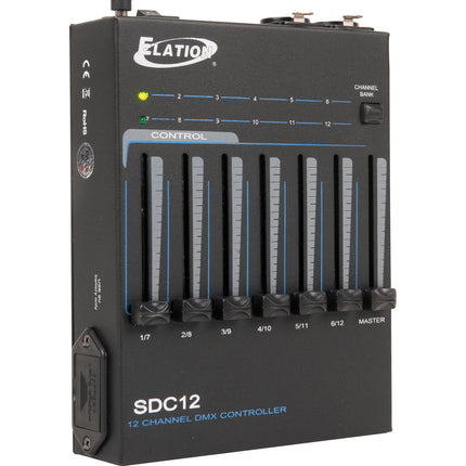 Elation Professional SDC12 Controlador DMX básico 12 canales portátil 12V
