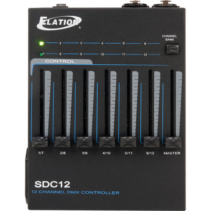 Elation Professional SDC12 Controlador DMX básico 12 canales portátil 12V