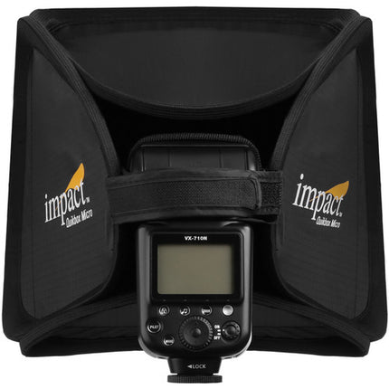 Impact Quikbox Micro Softbox para flash con difusor y baffle 23x23 cm
