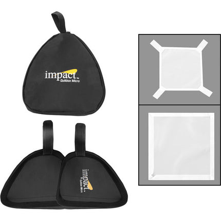 Impact Quikbox Micro Softbox para flash con difusor y baffle 23x23 cm