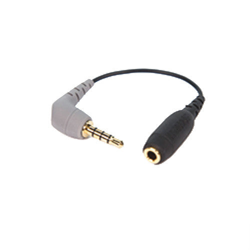 RODE SC4 Adaptador de cable 3.5mm TRS a TRRS para smartphones con conectores chapados en oro