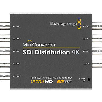 Blackmagic Design Mini Converter Distribuidor SDI 4K 8 Salidas 12V