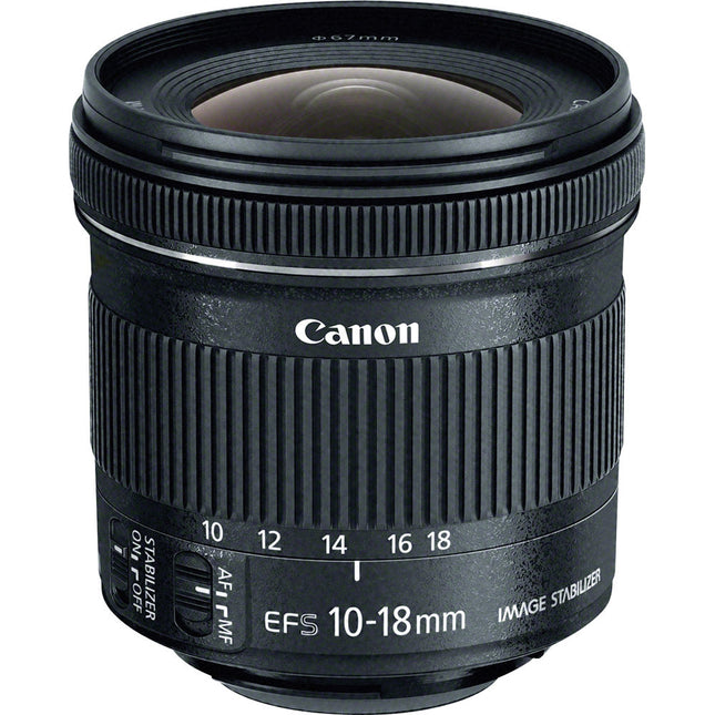 Canon EF-S 10-18mm f4.5-5.6 IS STM Lente Gran Angular APS-C con Estabilizador Óptico
