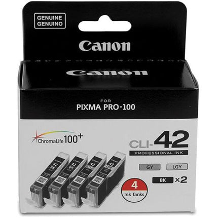 Canon CLI-42 Pack de Tinta 4 Cartuchos Para Impresora PIXMA PRO-100