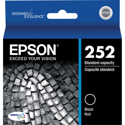 Epson 252 DURABrite Cartucho de Tinta Negro para Impresora WorkForce Dual Pack